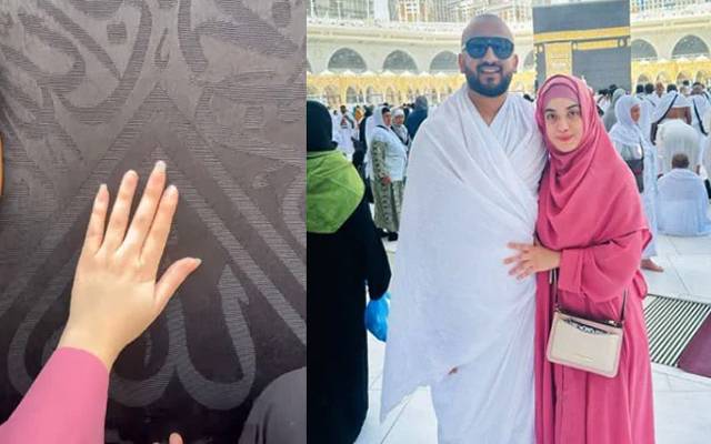 پاکستانی اداکارہ عریشہ رضی نے اپنے شوہر کے ہمراہ رمضان کے بابرکت مہینے میں عمرہ کی سعادت حاصل کر لی۔ اس موقع پر بنائی گئی تصاویر  بھی سوشل میڈیا پر شیئر کردیں۔