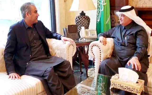  وفاقی وزیر داخلہ محسن نقوی کو عہدہ سنبھالنے پرسعودی سفیر کی مبارکباد 