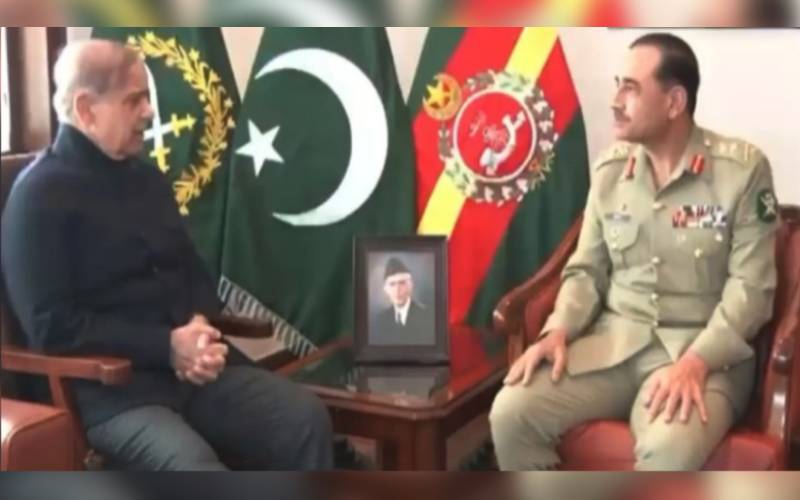 وزیراعظم سے آرمی چیف کی ملاقات،جنرل عاصم منیر نےاپنے دورہ سعودی عرب پر اعتماد میں لیا