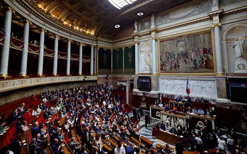 115 پارلیمنٹ اراکین کا فرانسیسی صدر کو خط، اسرائیل کو اسلحہ کی فروخت بند کرنے کا مطالبہ
