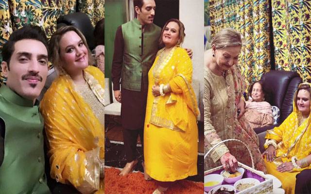 اداکارہ حنا رضوی کی شادی کی تقریبات کا آغاز,رسمِ مایوں کی تصاویر توجہ کا مرکز