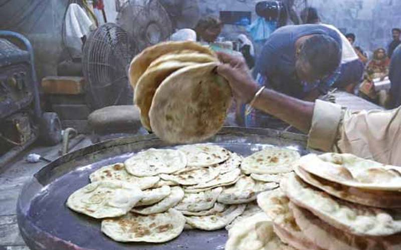 خیبرپختونخوا :100گرام روٹی کی قیمت 15 روپے مقرر