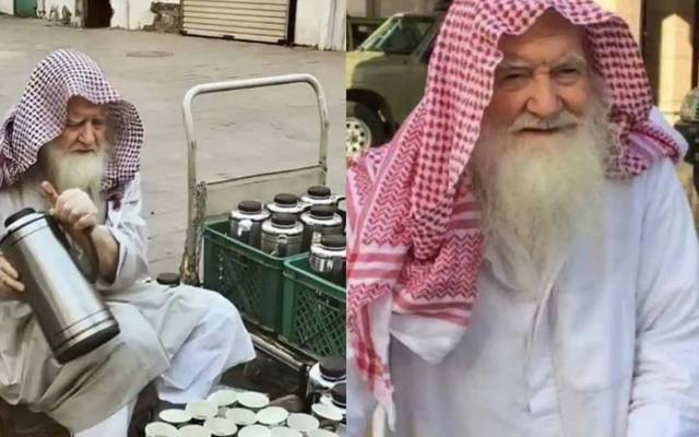 مدینہ منورہ میں 40 برس سے زائرین کو مفت چائے اور قہوہ پلانے والے شیخ اسماعیل الزائم ابو الصباء  انتقال کرگئے۔