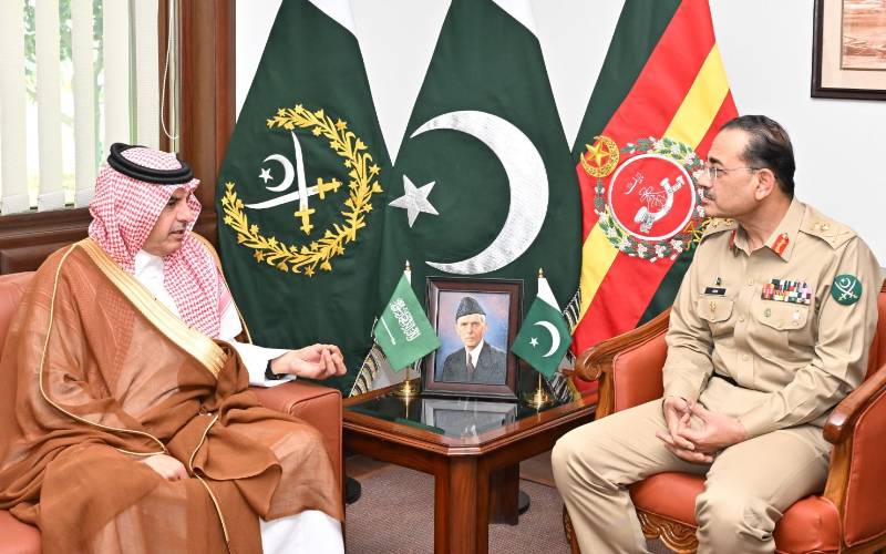 آرمی چیف جنرل سید عاصم منیر سے سعودی نائب وزیر دفاع کی ملاقات 