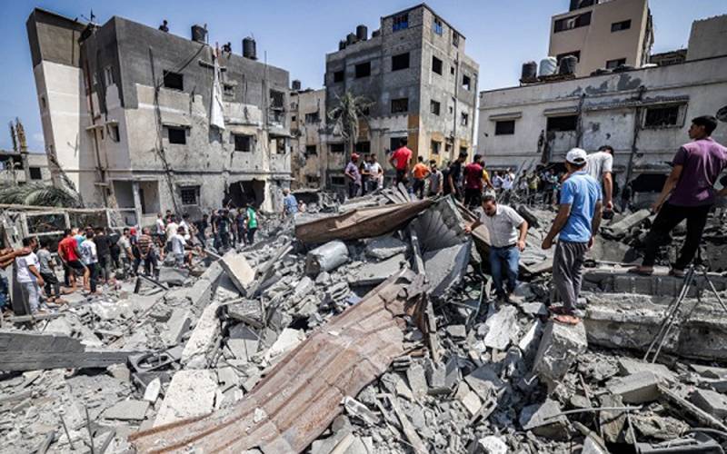 غزہ میں اسرائیلی بمباری، مزید 17 فلسطینی شہید
