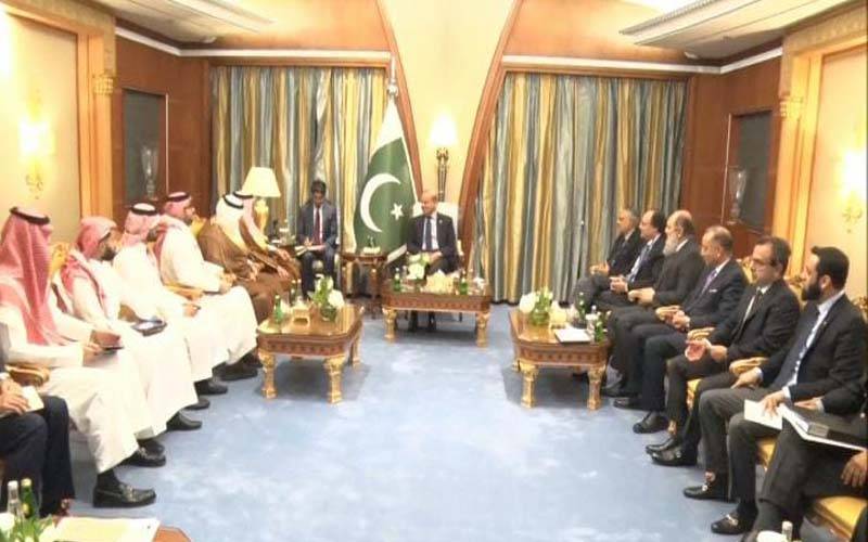 وزیر اعظم شہباز شریف سے سعودی عرب کے اعلیٰ سرمایہ دار وفد کی ملاقات