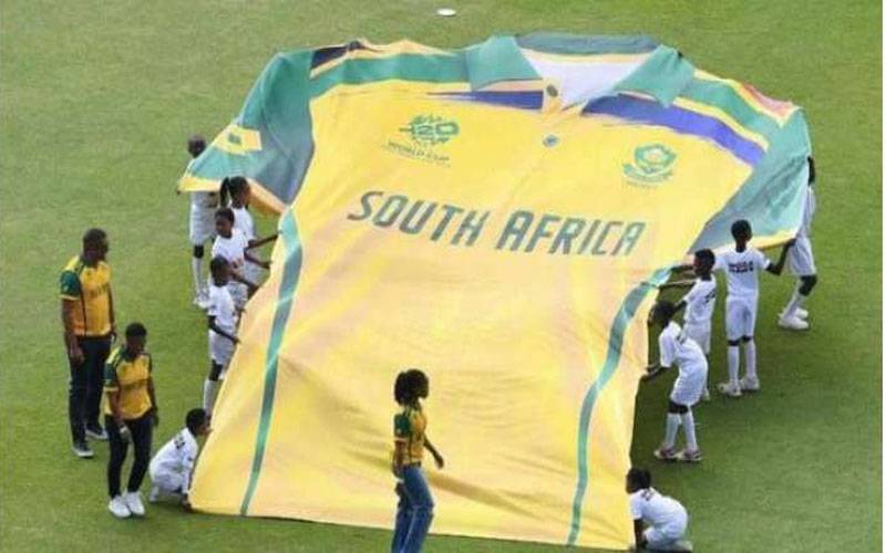 جنوبی افریقا نے ٹی ٹوئنٹی ورلڈ کپ کیلئے ’کٹ‘ کی رونمائی کر دی