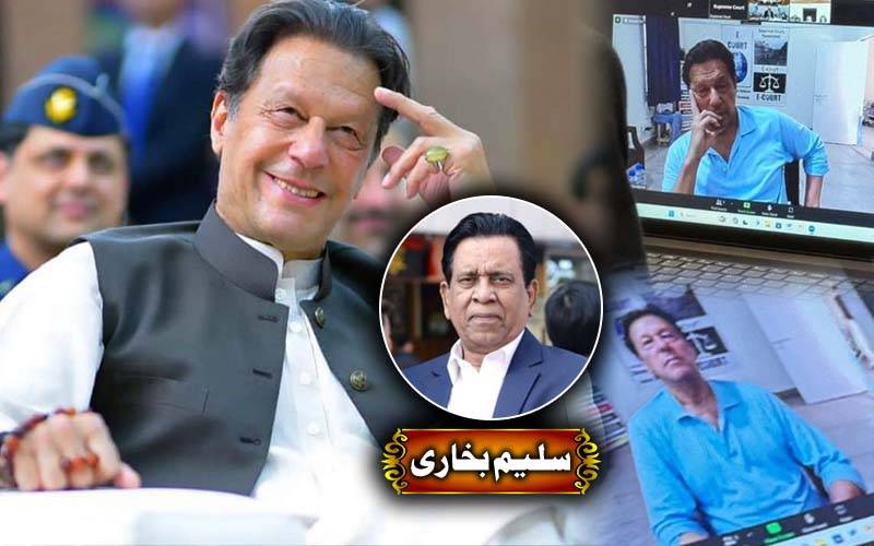 ایسا نہیں لگتا آئندہ بھی خان صاحب کو لائیو دکھایا جائےگا، سلیم بخاری