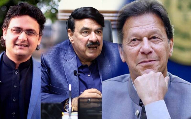 لانگ مارچ توڑ پھوڑ کیس،عمران خان، شیخ رشید، فیصل جاوید بری
