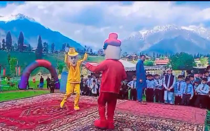 وادی نیلم:پاک آرمی زیرانتظام اڑنگ کیل میں جشن بہاراں فیسٹیول کا آغاز