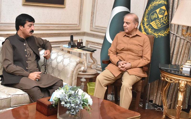 وزیر اعظم شہباز شریف سے گورنر پنجاب کی ملاقات، مختلف امور زیر بحث 