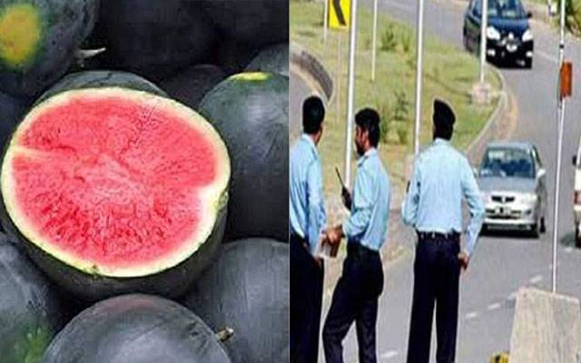تربوز سرخ نہ نکلنے پر شہری نے 15 پر کال کر دی