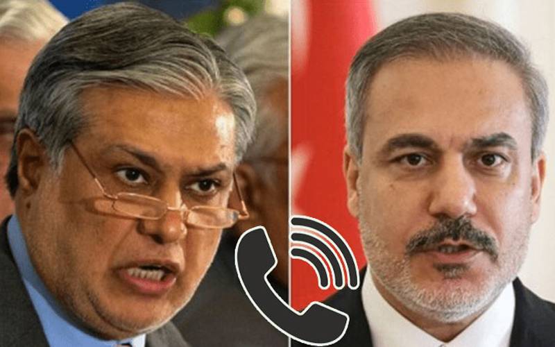 اسحاق ڈار کا ترک وزیر خارجہ سے رابطہ، شام کی صورتحال پر تبادلہ خیال