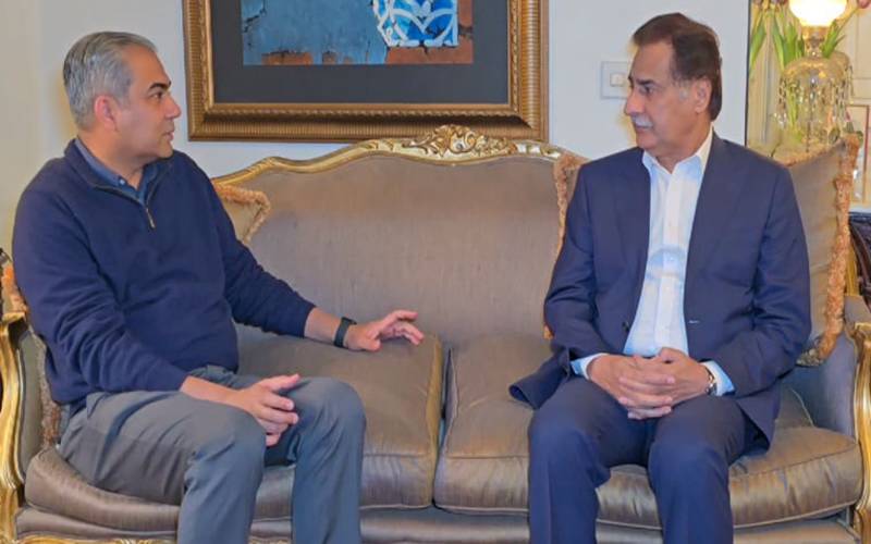 محسن نقوی کی ایاز صادق سے ملاقات، باہمی دلچسپی اور سیاسی امور پر گفتگو