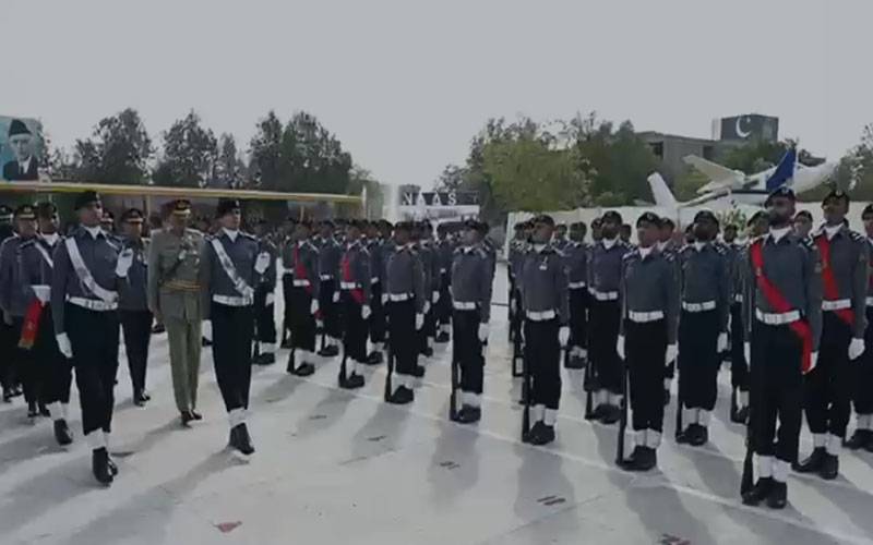 ایئرپورٹس سیکیورٹی فورس کی پاسنگ آؤٹ پریڈ، کور کمانڈر کراچی کی شرکت