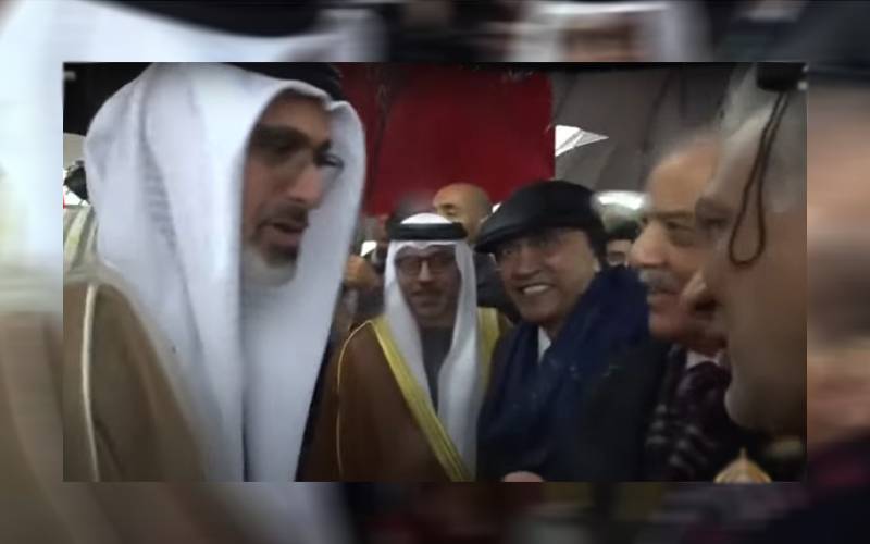ابو ظبی کے ولی عہد پاکستان پہنچ گئے، صدر اور وزیراعظم نے استقبال کیا