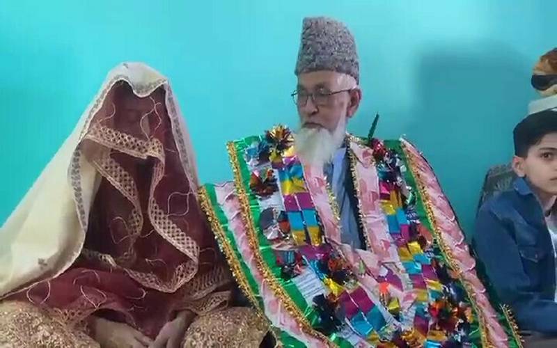 راجن پور: 80 سالہ بزرگ کی 48 سالہ خاتون سے شادی 