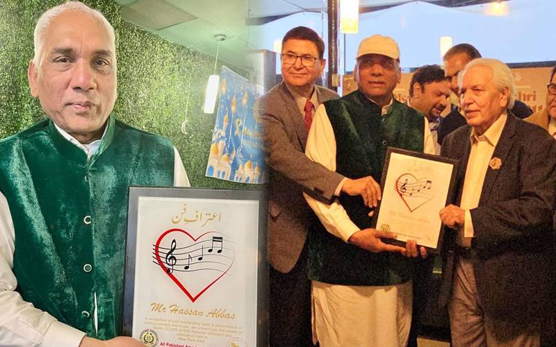 معروف کامیڈین حسن عباس کےلیےیوم پاکستان پر نیویارک میں اعتراف فن ایوارڈ 