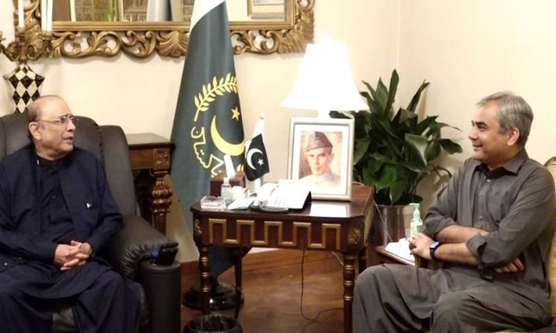 وزیر داخلہ کی صدر مملکت سے ملاقات، قومی سلامتی پر بریفنگ دی