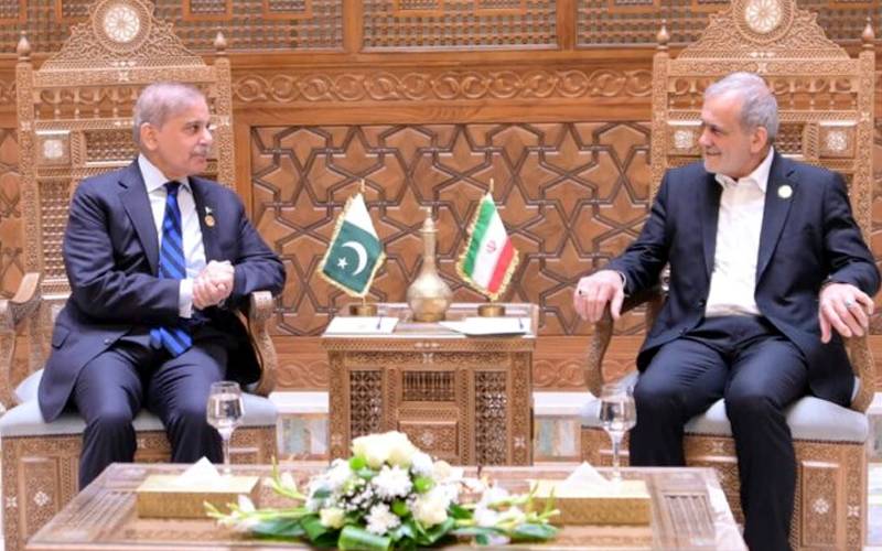 وزیراعظم شہبازشریف اور ایرانی صدر کے درمیان ٹیلیفونک رابطہ