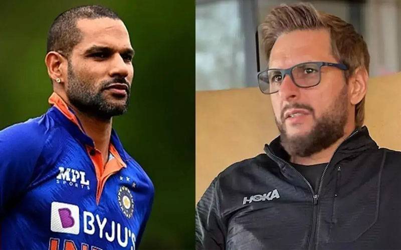 شاہد آفریدی کا بیان، دانش کنیریا کے بعد بھارتی اوپنر شیکھر دھون کو بھی مرچیں لگ گئیں 