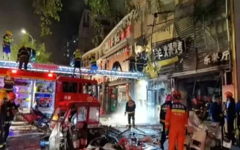 چین: ریسٹورنٹ میں آتشزدگی سے 22 افراد ہلاک