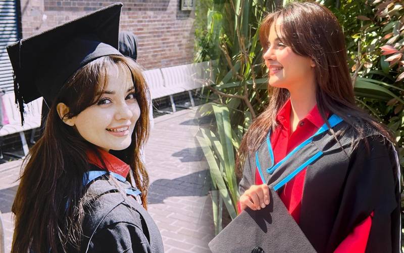 اداکارہ کومل میروکیل بن گئیں،کانووکیشن کی تصاویرشیئرکردیں