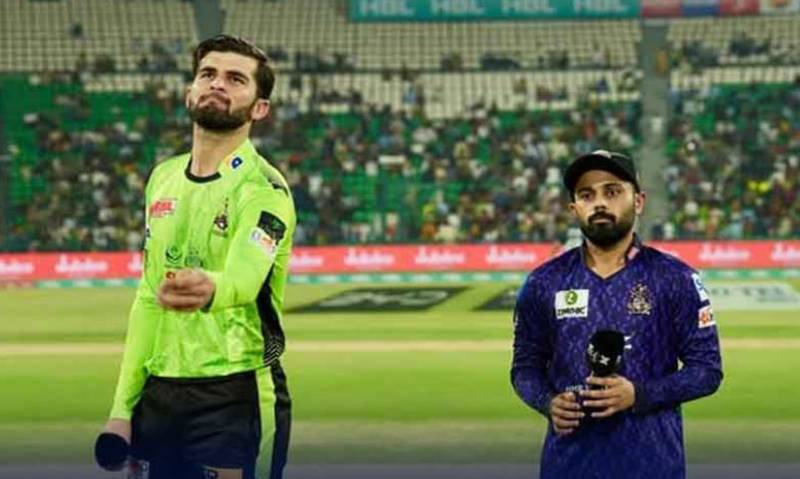 کوئٹہ گلیڈی ایٹرز ،ا لاہورقلندرز کے درمیان میچ میں 12اوورز کا کھیل ہو سکا