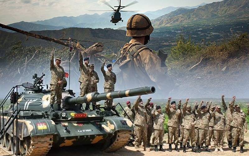  جدید ہتھیاروں کا عملی مظاہرہ ،پاک فوج کی جنگی مشقیں جاری