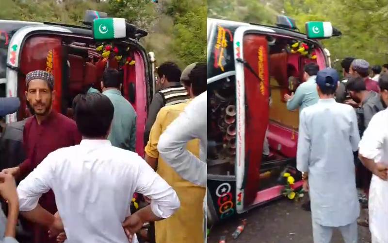 ایوبیہ سے راولپنڈی جانے والی کوسٹر الٹ گئی،4افراد جاں بحق،10زخمی