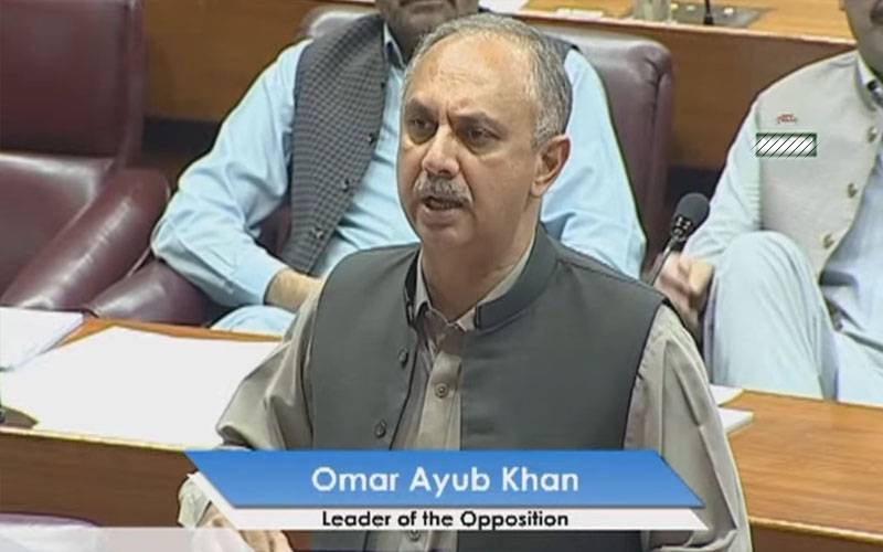 آل پارٹیز کانفرنس بلا کر عمران خان کو شامل کیاجائے،عمرایوب کا مطالبہ 