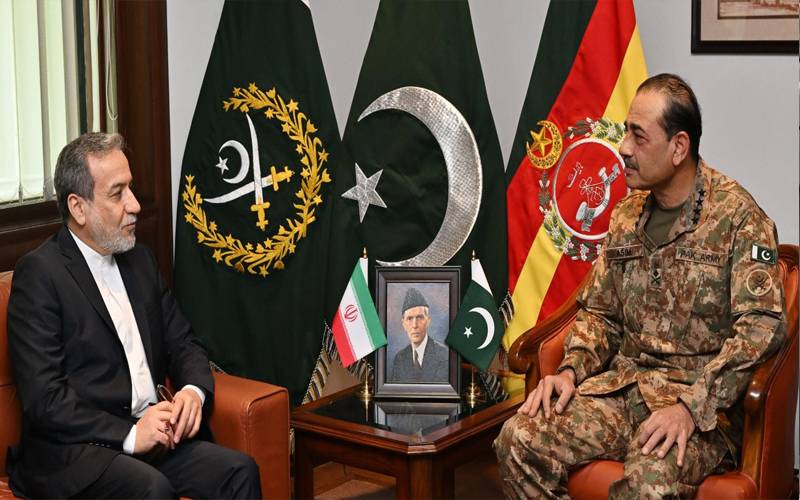 آرمی چیف سے ایرانی وزیر خارجہ کی ملاقات، سکیورٹی امور پر گفتگو