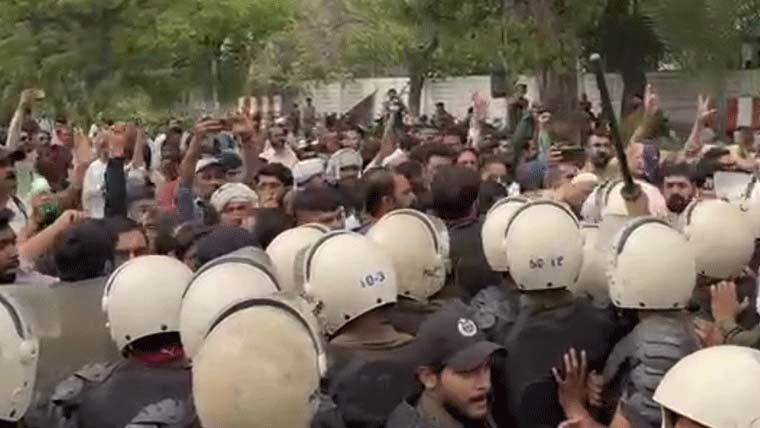  جیل روڈ پر احتجاج، ڈاکٹروں اور پیرامیڈک سٹاف کے 18 رہنمائوں کے خلاف مقدمہ درج