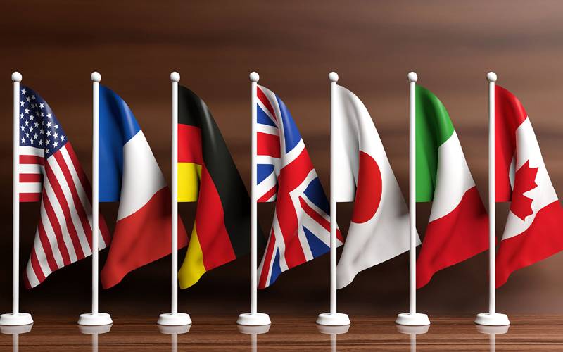 بھارت اورپاکستان کشیدگی کم کرنے کیلئےبراہ راست مذاکرات کریں: جی سیون
