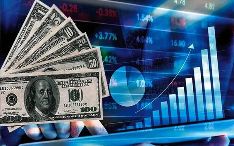 سٹاک مارکیٹ میں مندی کا رجحان ، ڈالر معمولی سستا