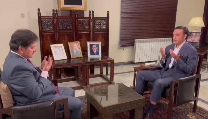 بلاول بھٹو زرداری سے حامد میر،فیصل کریم کنڈی اور سید نوید قمر   کی ملاقات