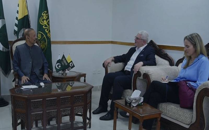 صدر آزاد کشمیر کی امریکی سفارتکاروں سے ملاقات،مسئلہ کشمیر پر مؤثر کردار کا مطالبہ