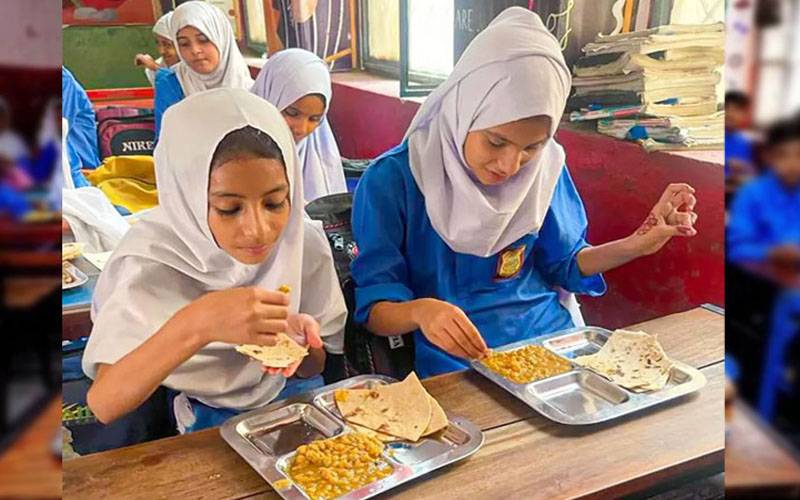سندھ کے سکولوں میں مفت کھانا پروگرام شروع