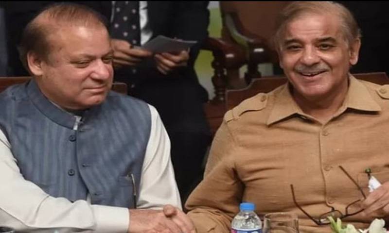 شہباز شریف کی جاتی امرا آمد، نواز شریف کی جنگ میں کامیابی پر مبارک باد
