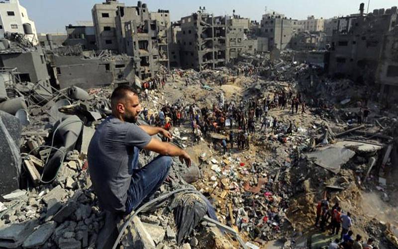 غزہ  میں  اسرائیلی حملے جاری ، 125 فلسطینی شہید  