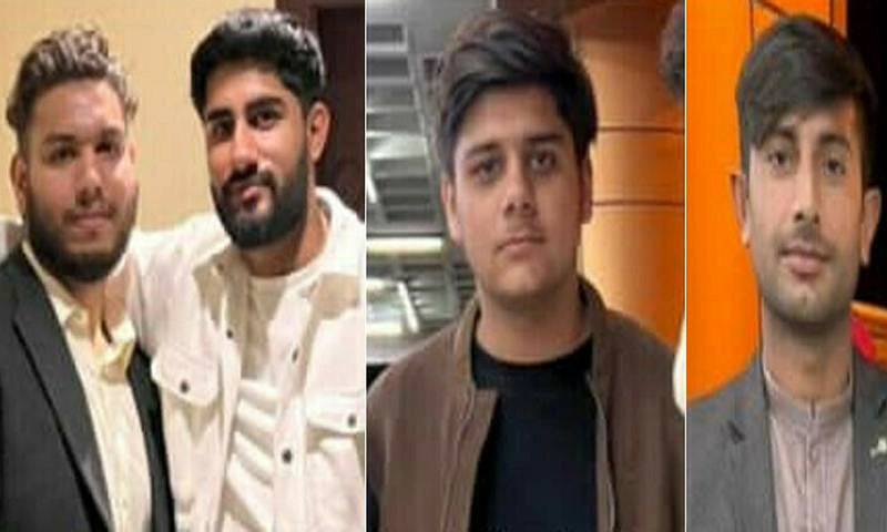 گجرات کے چار نوجوان ٹریفک حادثے میں جان کی بازی ہار گئے