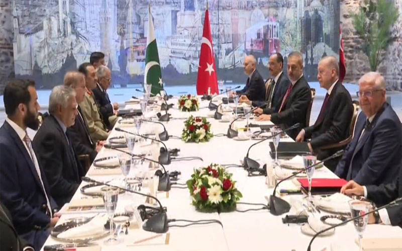 وزیراعظم شہباز شریف کی ترک صدر رجب طیب اردوغان سے ملاقات کا اعلامیہ جاری 