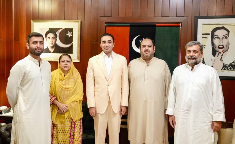 بلاول بھٹو زرداری اور فریال تالپور سے سندھ کی اہم شخصیات کی ملاقات