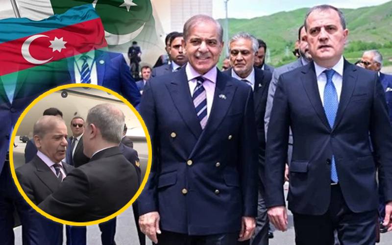 دوست ممالک کے دورے، وزیرعظم ایران کے بعد آذربائیجان پہنچ گئے