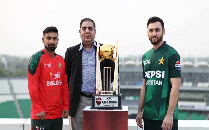 پاکستان اور بنگلہ دیش کے درمیان ٹی ٹوئنٹی سیریز کا آغاز آج سے ہوگا