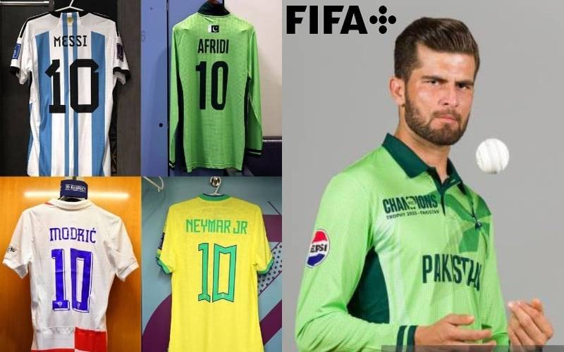 فیفا نےشاہین آفریدی کو فٹبال کے عظیم پلیئرز کے ساتھ کھڑا کردیا