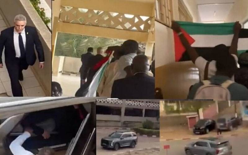 سینیگال کے طلبہ نے اسرائیل کے سفیر کو بھاگنے پر مجبور کر دیا