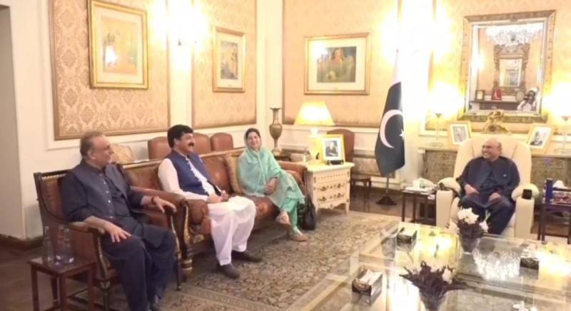  صدر زرداری سے علیم خان، ثمینہ خالد گھرکی سمیت اہم سیاسی و سماجی شخصیات کی ملاقات 