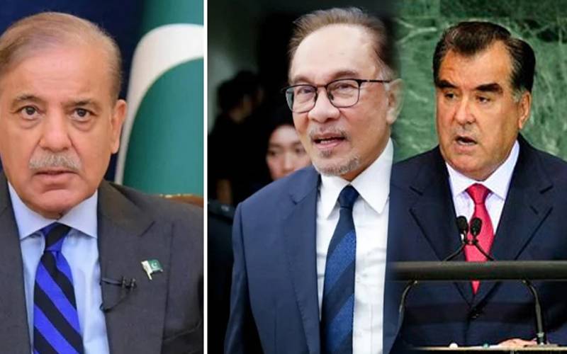 وزیراعظم شہباز شریف کا ملائیشین ہم منصب اور تاجک صدر سے ٹیلیفونک رابطہ