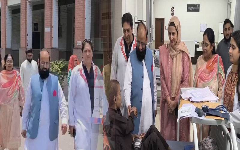 عید کی خوشیاں، مریضوں کے سنگ،وائس چانسلر فاطمہ جناح یونیورسٹی کی گنگا رام ہسپتال آمد